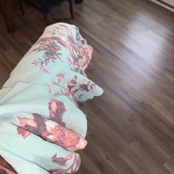 Leith Cold Shoulder Ruffle Blouse Top S - Picture 8 of 10